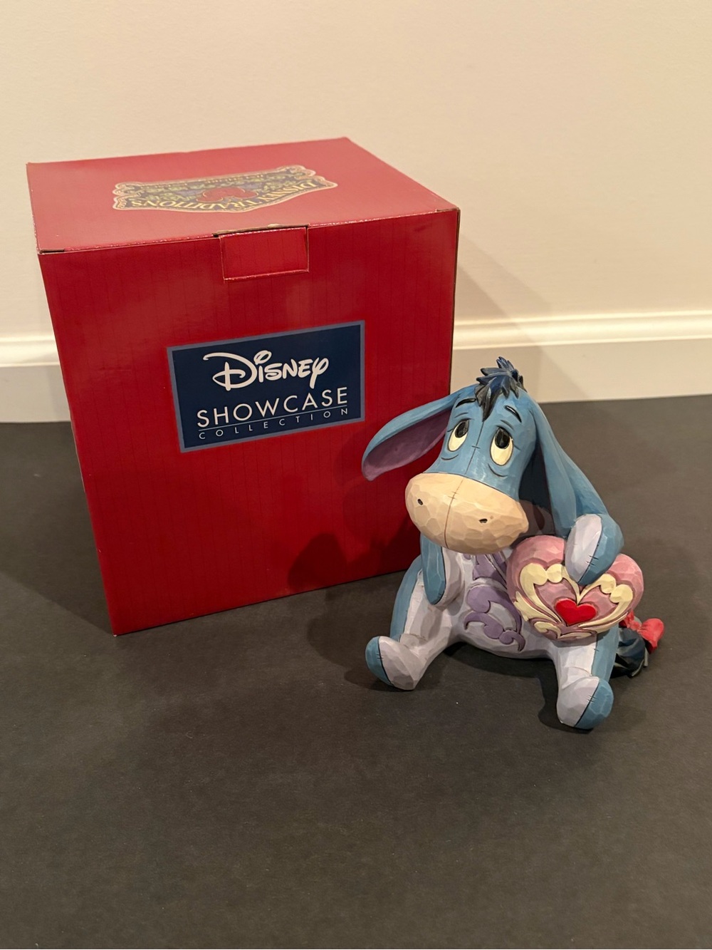 Jim Shore Eeyore Disney Figurine with Heart “You Are Loved” Winnie the Pooh